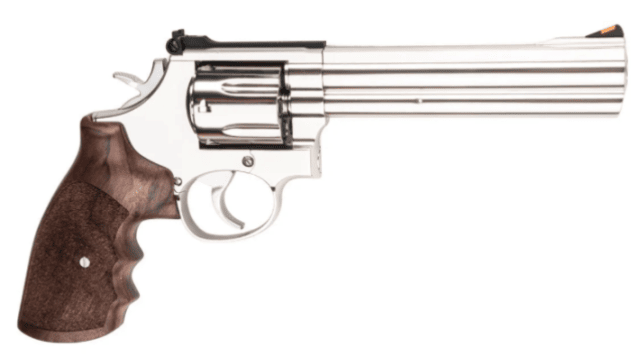 Ares S&W 686 6-inch Full Metal CO2 Airsoft Revolver with Real Wood Grips (Silver - APR-004) - Airsoft Revolvers - view 4