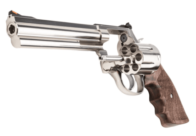 Ares S&W 686 6-inch Full Metal CO2 Airsoft Revolver with Real Wood Grips (Silver - APR-004) - Airsoft Revolvers - view 7